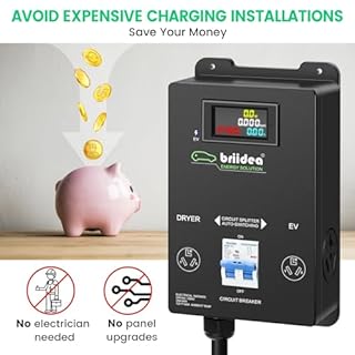 Briidea Automatic Power Switch for Dryer and EV, Fast Charge Your EV, NEMA 10-30