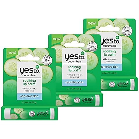 Yes To Cucumber Soothing Lip Balm Cover