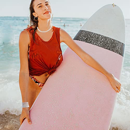 White Simulated Shell Pearl Necklace Strand Pearl Necklace Choker Faux Pearls Of Love Necklace For Women Summer Beach Necklace Jewelry 4/5/6/8/10Mm(6Mm) #TOP1