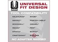 Vista 8 de Diablo AMPED Demo Demon Universal Fit Carbide Oscillating Blade for General Purpose Cuts - 1-1/4" Cutting Width, 1-1/2" Cutting Depth - DOU125CGP
