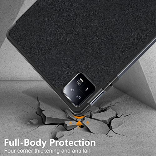 Image of MOCA Case for Xiaomi Pad 6 11 inch,Slim Stand Hard Back Shell Protective Smart Cover for Xiaomi Pad 6 /Pad 6 Pro 11 inch 2023 Case with Auto Wake /Sleep Function (Black)