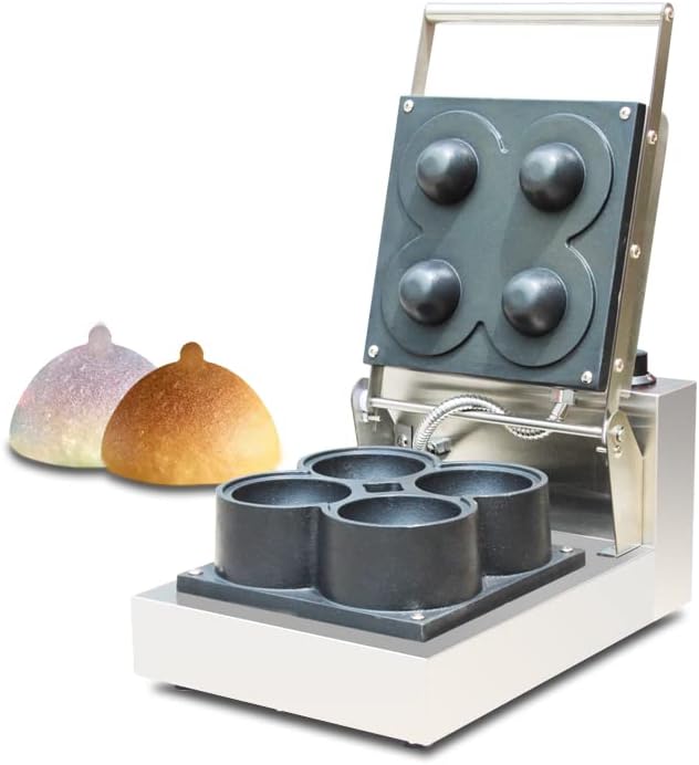 2-Slice Commercial Use 110v 220v Electric Nonstick Square Belgian Double Waffle Maker Iron Machine Baker