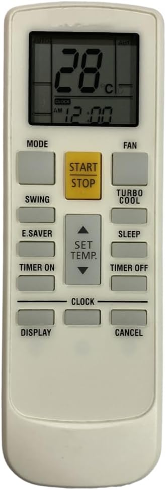 Upix AC Remote No. 231 (No Backlight), Compatible/Replacement for Croma AC Remote Control (Exactly Same Remote Will Only Work)