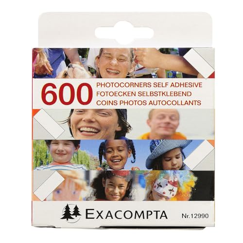 Exacompta - EXACOMPTA Etuis de 600 coins photos autocollants