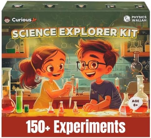 PW Science Experiment Kit for Kids Ages 8–15 |150+ Fun Educational Stem Projects | Science Kit for Boys & Girls | Chemistry Explorer Toy
