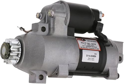 Arco 3432 Motor de arranque fuera de borda para Yamaha F115 y LF115 de 4 tiempos (2000+), engranaje de transmisión de 13 dientes