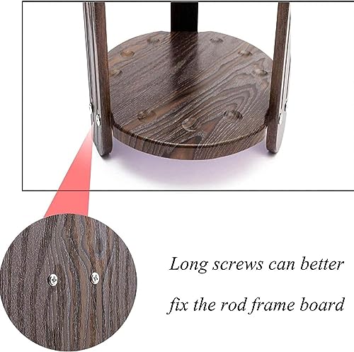 Support de queue de billard bois pour ranger 9 cannes sans encombrement - 3