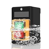 【WASSERDICHTES DESIGN】Entworfen mit Wasserdichter Abdeckung auf Doppelknöpfen, mit Einer Besseren Schutzfunktion, Bis zu Einem Gewissen Grad, Kann Die Regen- und Staubinfiltration Effektiv Verhindern, Dass Die Taste Selbst Schädt.