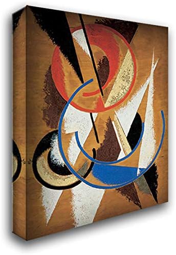 Space Force Construction 20x24 Gallery Wrapped Stretched Canvas Art by Lyubov Popova