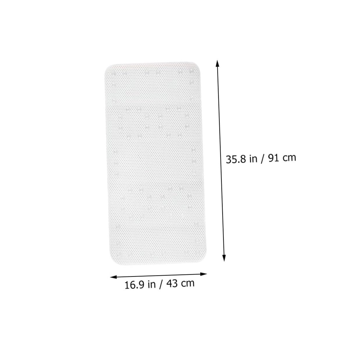 Artibetter Alfombrilla de Baño Antideslizante con Ventosas, Grande, Material y Transpirable, Alfombra de Ducha para Bañera, Drenaje Rápido, Uso Seguro en Baño y Ducha