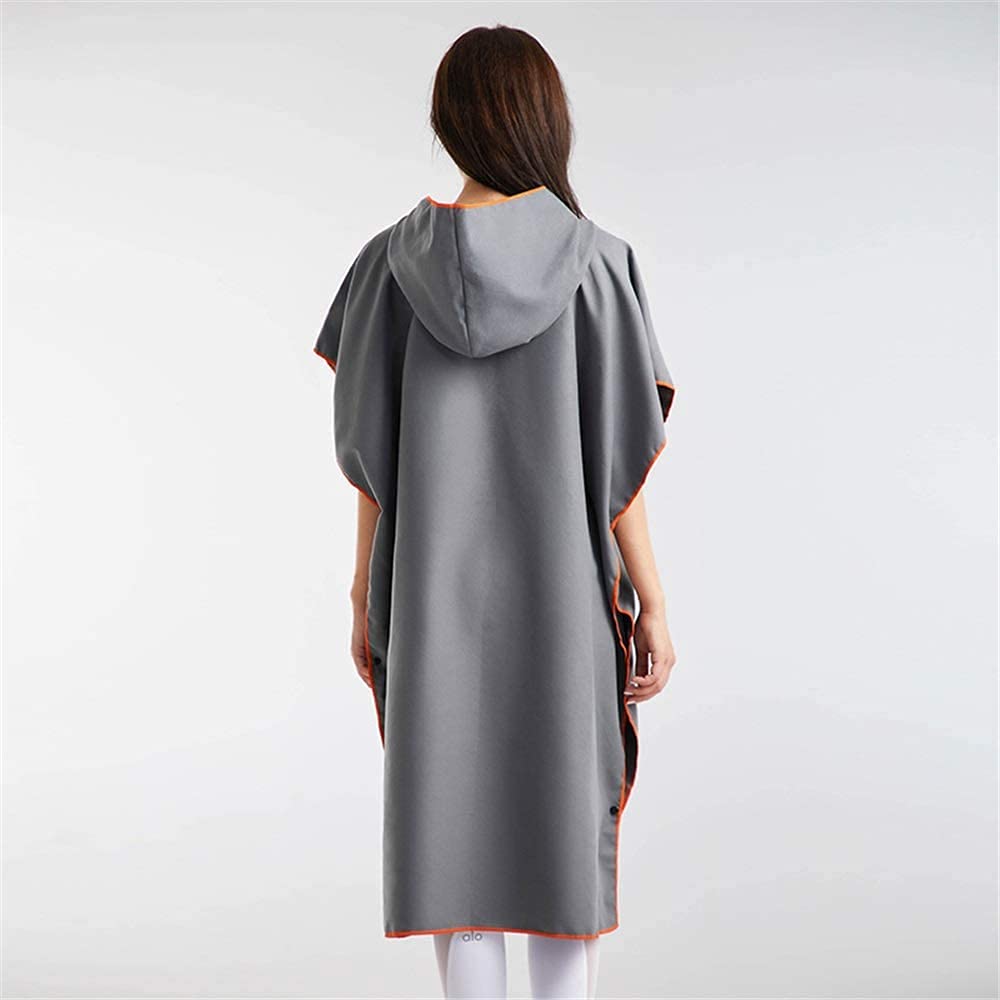 Surf Poncho Strandtuch Badeponcho Bademantel Surfponcho Strandtuch Wrap Unisex Tauchen Schnell trocknend Schwimmen Wickelanzug Überzug Saugfähiges schnell trocknendes Handtuch Durchtränkter Bademan