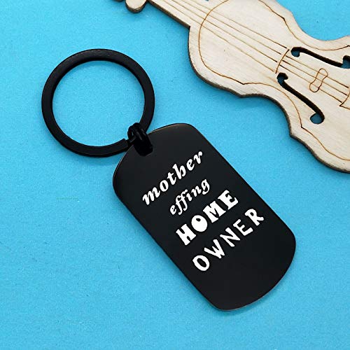 Xiahuyu For New Home Keychain Gift Housewarming Gift For New Homeowner Mother Effing Home Owner Keychain New House Keychain First Time Homeowner Keychain Gift For Women Friends Family #TOP2