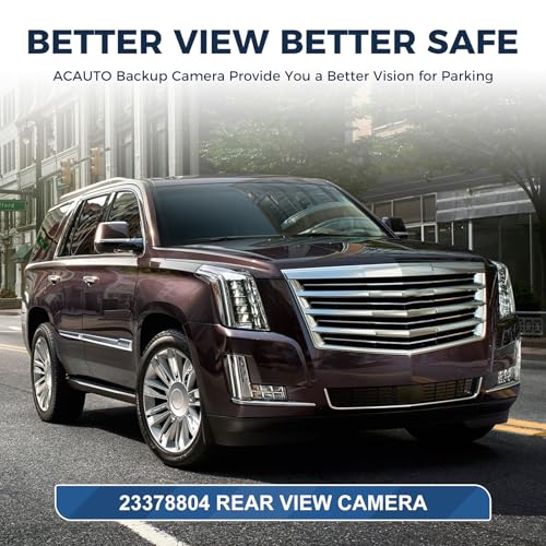 Image of Backup Camera Fit for Cadillac Escalade ESV,Fit for Chevy Tahoe Suburban,Fit for GMC Yukon Denali 2015-2020 Rear View Park Assist Camera Replace 23378804 23404613 23432248