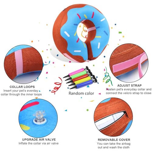 Soft-Dog-Cone-Inflatable-Cone-Collar-for-Large-Medium-Small-for-Dogs-Cats-Adjustable-E-Collar-Donut-Dog-Cone-Alternative-After-Surgery-to-Prevent-from-Biting-Licking-ScratchingIncluding-Pump - Cucciolini Doodles Soft-Dog-Cone-Inflatable-Cone-Collar-for-Large-Medium-Small-for-Dogs-Cats-Adjustable-E-Collar-Donut-Dog-Cone-Alternative-After-Surgery-to-Prevent-from-Biting-Licking-ScratchingIncluding-Pump