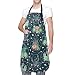 tuotaowenhua Tabliers Cactus Tablier irrégulier Tablier neutre Cuisine Vêtements ménages Durable 70 cm x 84 cm Tablier abstrait avec taille réglable pour cuisson de jardinage