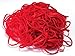 Better Office Products 200 Bright Red Rubber Bands, Size 33, 200/Bag