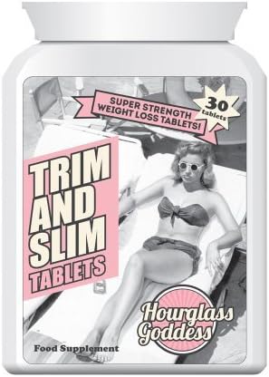 HOURGLASS GODDESS Trim and Slim Tablets Lose Fat Burn Fat Slim Lean Toned by HOURGLASS GODDESS