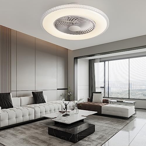 Bladeless-Ceiling-Fan-with-Light-24-Ceiling-Fans-with-Lights-and-Remote-APP-3-Color-Enclosed-Ceiling-Fan-with-Light-6-Speeds-7-Blade-Flush-Mount-Ceiling-Fan-kids-Ceiling-Fan
