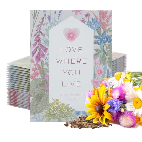 Bentley-Seed-Co-Love-Where-You-Live-Wildflower-Seeds-Seed-Packets-25-Seed-Packs-Perfect-Eco-Friendly-Gift-for-Gardeners-Friends-Non-GMO-Seeds