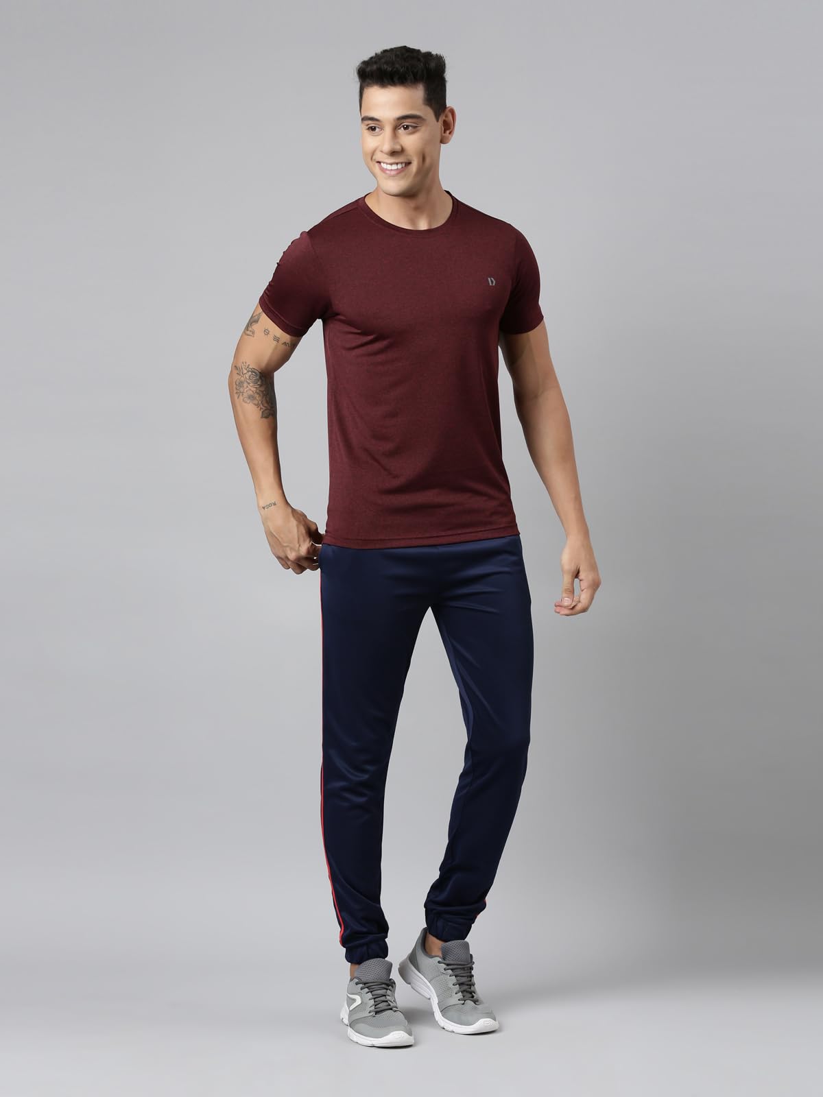 Dixcy Scott Originals Piping with Drawstring Regular Fit Track Pant for Men - Atom Jogger(Navy)-L 3