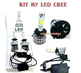  KIT H7, 55 W, 6500 K CONTROLADOR SLIM VENTILADORES CON LED X COCHE O MOTO 2400 LM NO XENON LUMINOSISSIMO PRECIO DE CARÁCTER EXCEPCIONAL