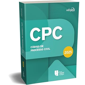 Capa do livro CÓDIGO DE PROCESSO CIVIL 2025 - Coleção MINICÓDIGOS