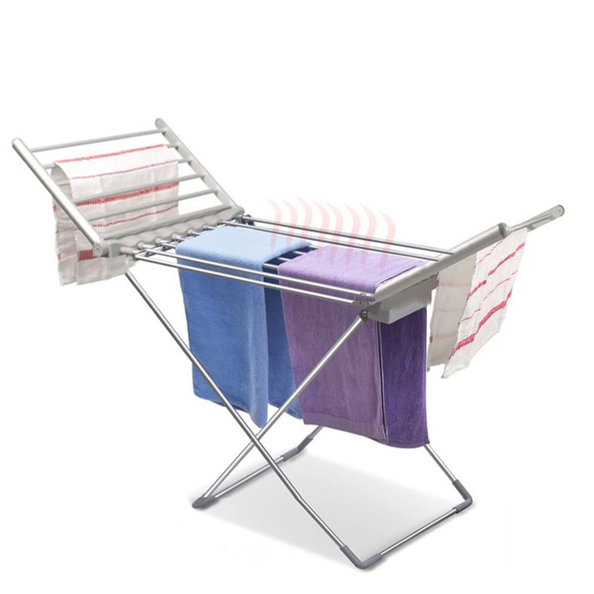 Tendedero eléctrico de ropa para eliminar humedad en toallas y sábanas sin secadora
