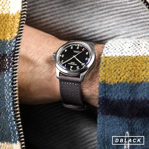 Image of DBLACK ''ENMA'' Nylon Quick Release Watch Strap, Boxy Design, Matte Finish, Nylon Watch Band / / For 20mm, 22mm, or 24mm Watch Belt (Choose Your Size & Color)