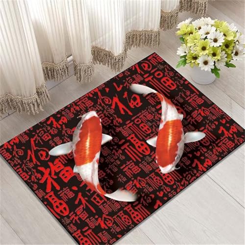 Tapis chambre garçon rouge 200x290cm rectangulaire moderne