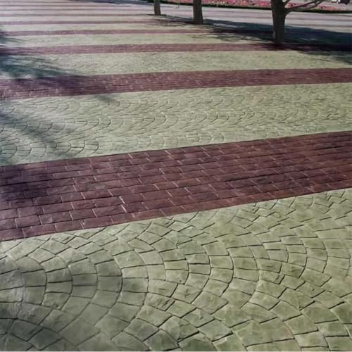 Molde de hormigón decorativo para suelos de parques y jardines 3