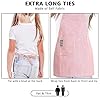 TeddSnow Kids Apron, Toddler Cotton Adjustable Bib Chef Apron with Pocket, For Children Age 2 to 5 years, Boys Girls #3