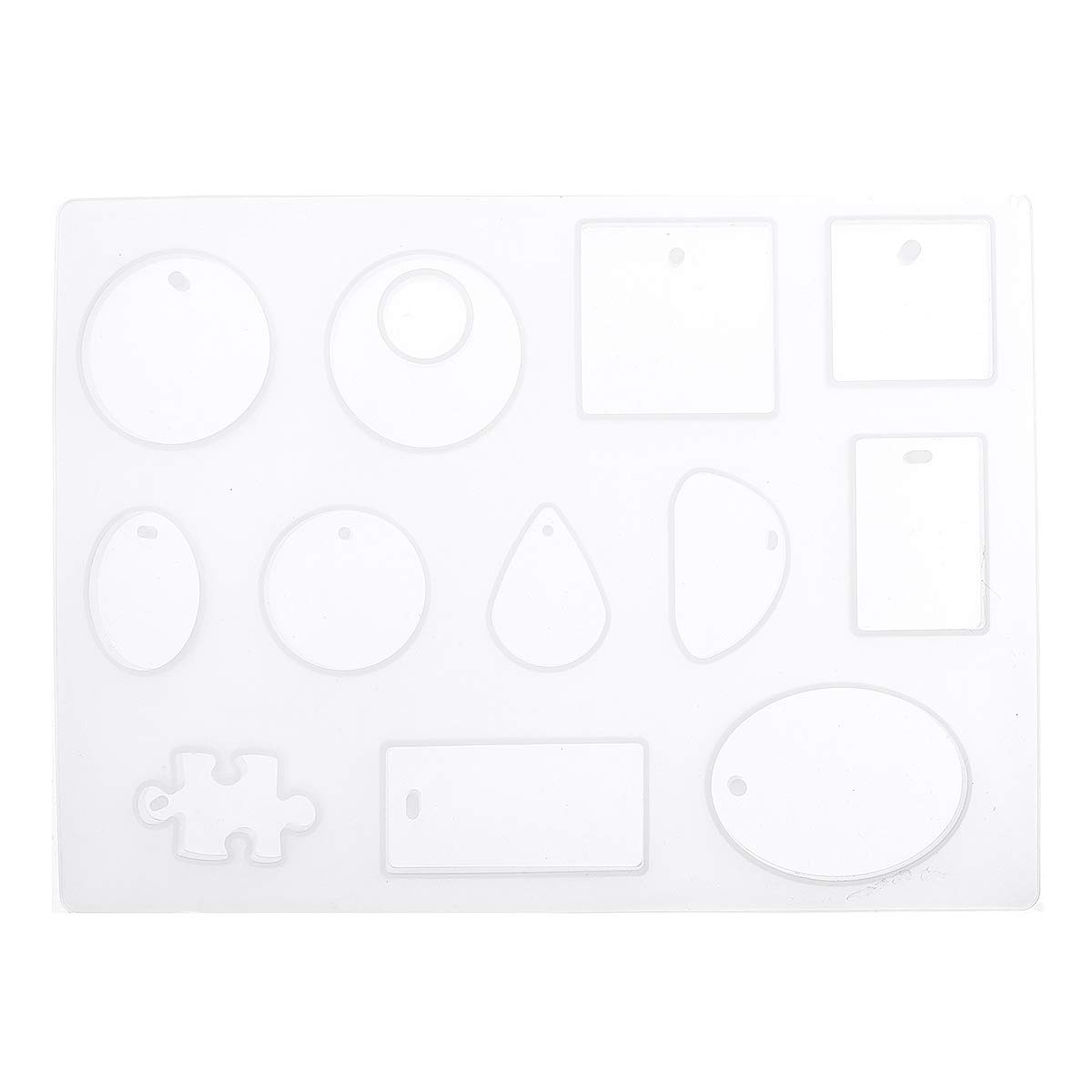 Kit de herramientas de molde Diy de 98 piezas para manualidades, moldes de resina epoxi de silicona