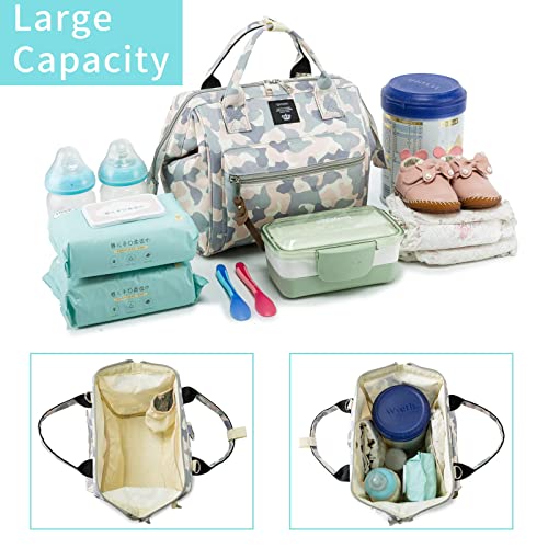 Beaulyn Small Diaper Bag Backpack, Mini Diaper Bag & Crossbody Diaper Tote Bag With Insulated Pocket #TOP1