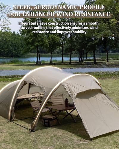 Carpa túnel ultraligera para 4 personas miniatura 2
