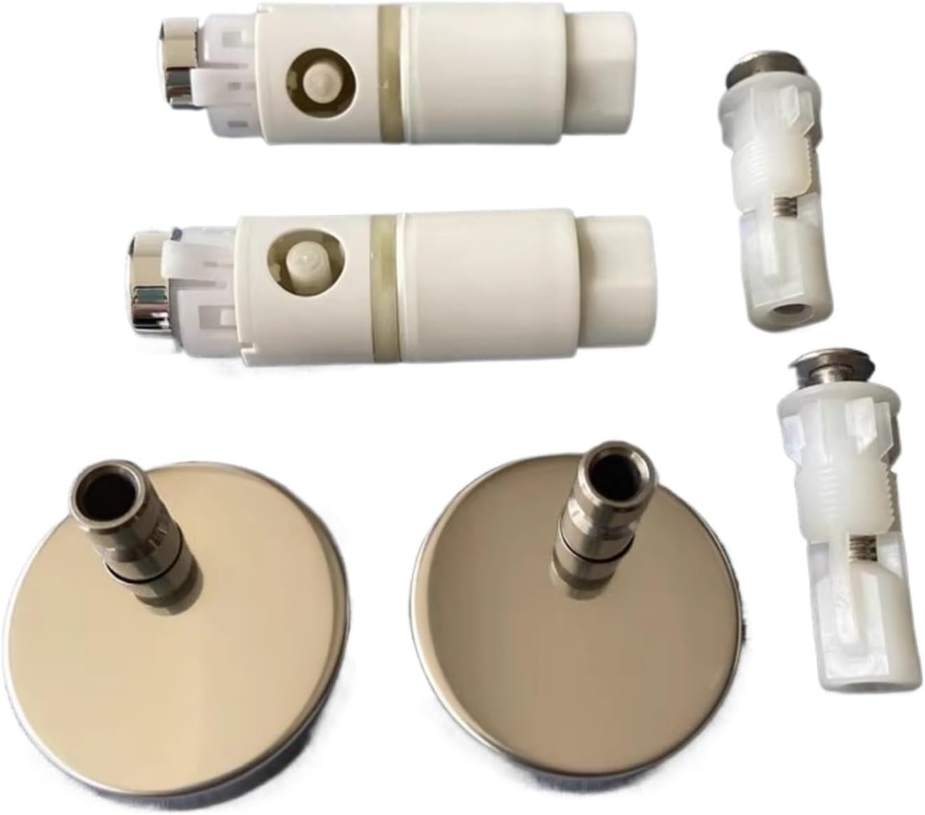 Toilet Seat Damper Buffer Shaft Compatible with for Ville-Roy and for Bo-ch 56351001 6680AS01 Fixing Base Screw Hinge Parts(2 Styles)