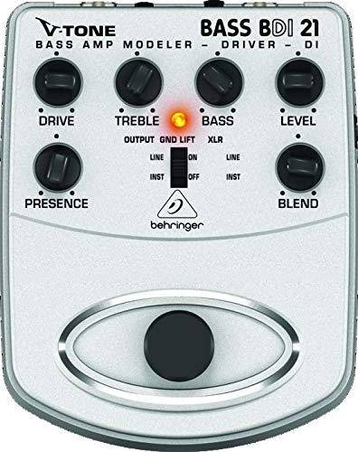 PEDAL PARA CONTRABAIXO BEHRINGER BDI21 V-TONE MODELADOR E DI