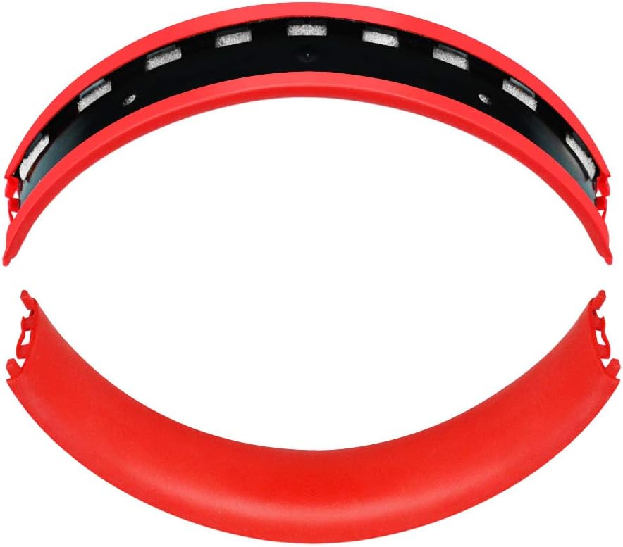 Studio 2 Replacement Top Headband Rubber Pad Parts Compatible with Studio 2.0 Studio 3 Wired Wireless Headphones. (Red)