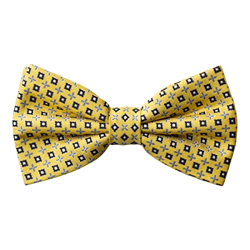 Gotie Men's Geometric Bowtie - Bow Ties Ready To Wear - Pretied Adjustable Ties For Short Or Tall Men #TOP25