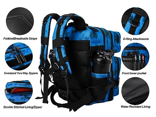 Image of LHI Tactical Military Backpack for Men and Women 25L /35L Army Assault Pack Bag Small Rucksack with Bottle Holder