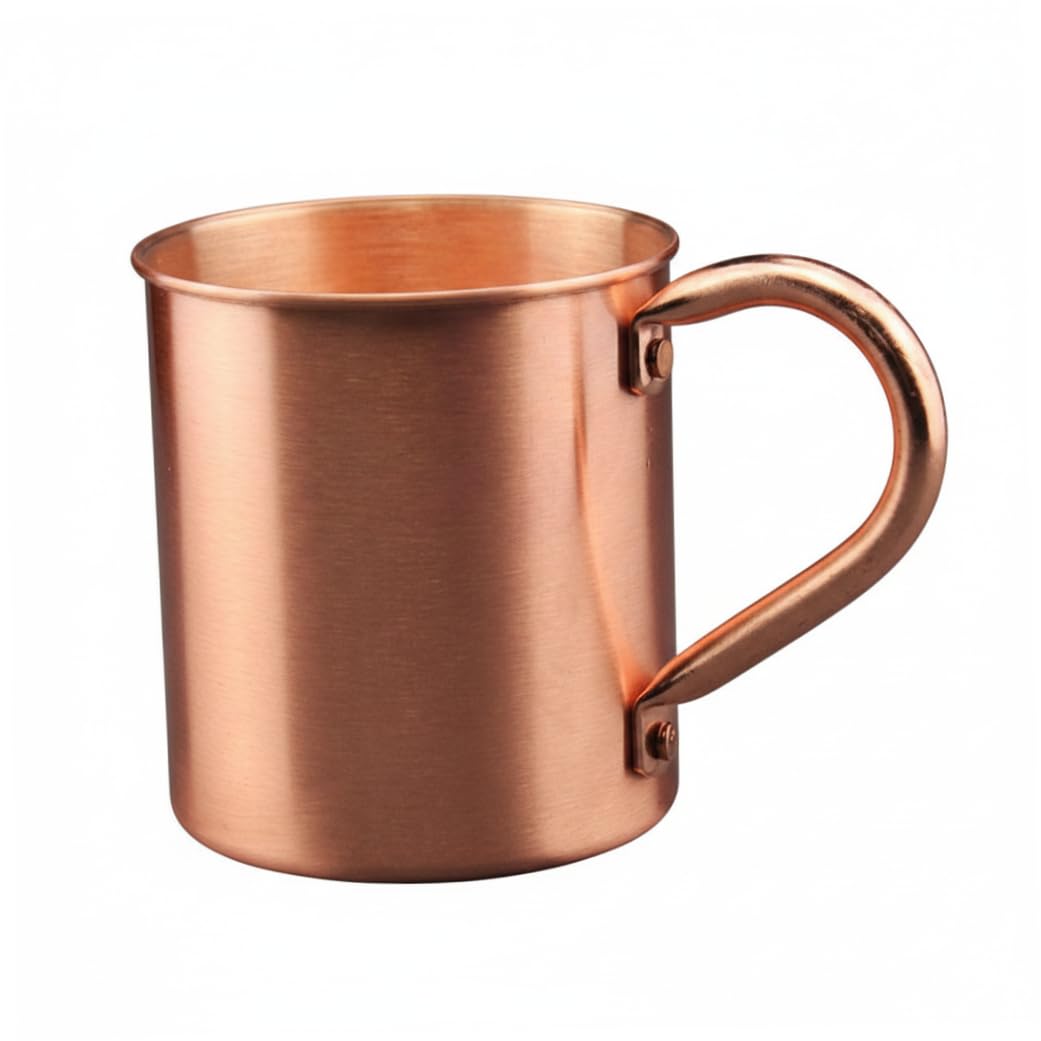 Taza de cobre de 450 ml jarra con asa para refrescos cócteles y combinados fríos