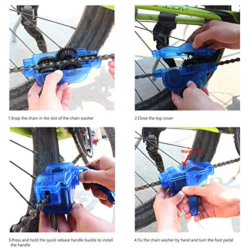 Lava Catena per Bici, 4 Pezzi Lavacatena da