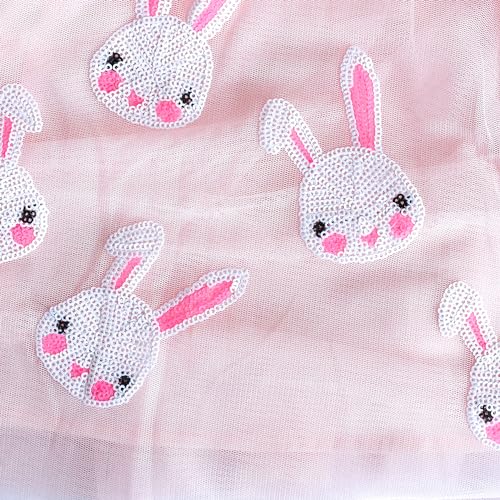 Image of Sunny Fashion Girls Skirt Egg Hunting Bag Pink Easter Hunter Rabbit Bunny Spring
