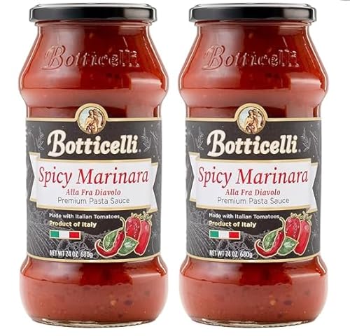 Botticelli Pasta Sauce | 2-Pack | 24 oz (Spicy Marinara)