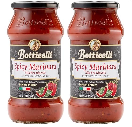 Botticelli Pasta Sauce | 2-Pack | 24 oz (Spicy Marinara)