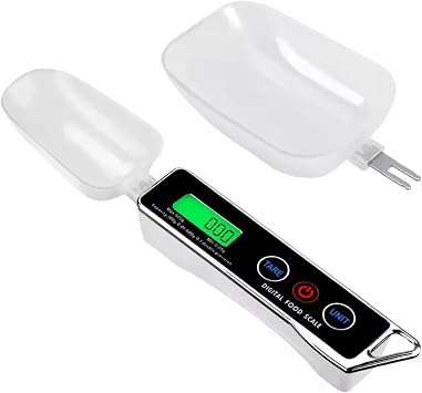 Gcroet 1PC Digital Measuring Spoon, from 0.05g to 500g Food Scale Gram Measuring Spoons for Home & BakeryBlack..