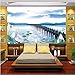 Produktbild Lsfhb Benutzerdefinierte 3D Fototapete Mural Wohnzimmer Westsee Brücke Landschaft 3D Sofa Tv Hintergrund Wand Vlies Aufkleber-280X200Cm