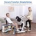 PIDOSO Sit to Stand Lift - Adjustable Height & Width, Stand Assist Lift for Elderly, Patient Transfer Assist Devices for Home Care Use, 400 lbs Capacity