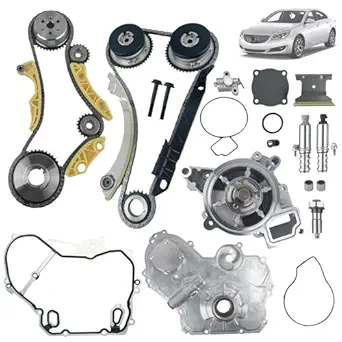 Bopowo 2.4L Timing Chain Kit with Water Pump Oil Pump and VVT Solenoids