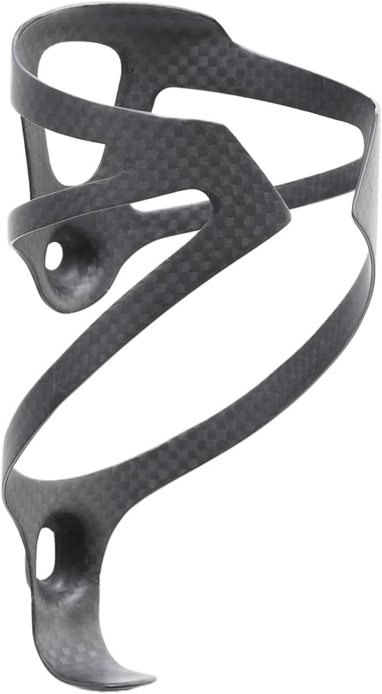 3K Carbon Fiber Bicycle Water Bottle Cage Road Gravel Bike Holder Cages, Matte Black