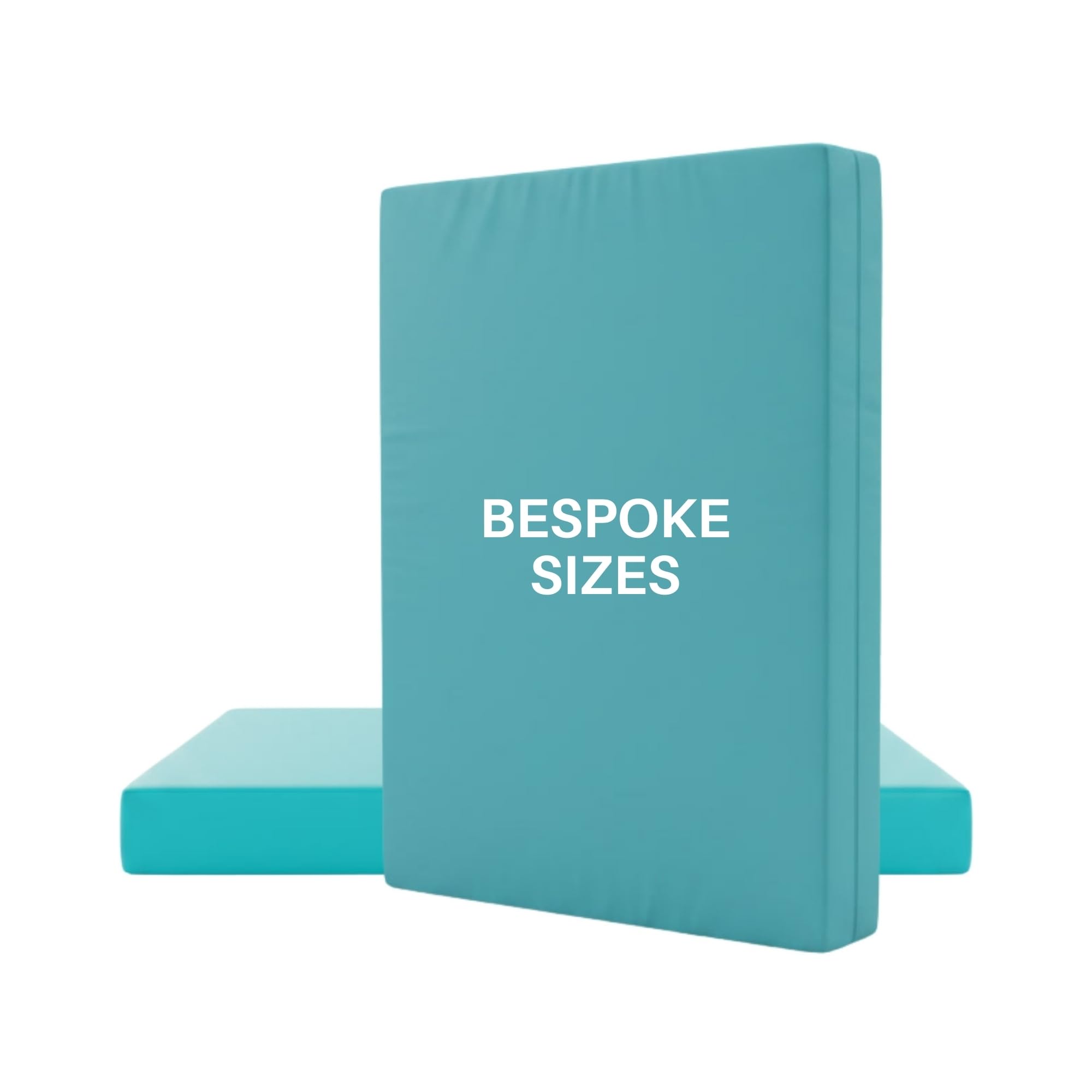 Custom Made Crash Mats Bespoke Gym Mats for Landing, Tumbling, Falling, Crashing Yoga Exercise Turquoise, 8cm Thick